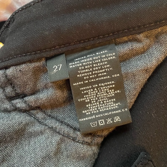 J BRAND Black Velvet Pants - Picture 5 of 6